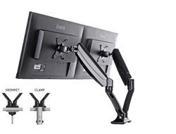 DUAL GAS SPRING ARMCLAMP