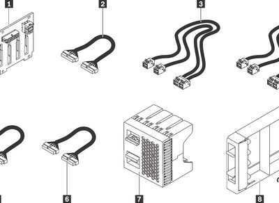 2U 2.5IN SATA/SAS 8-BAY BP KIT
