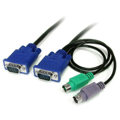 6 FT 3-IN-1 PS/2 KVM CABLE