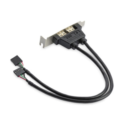 2 PORT USB SLOT PLATE ADAPTER
