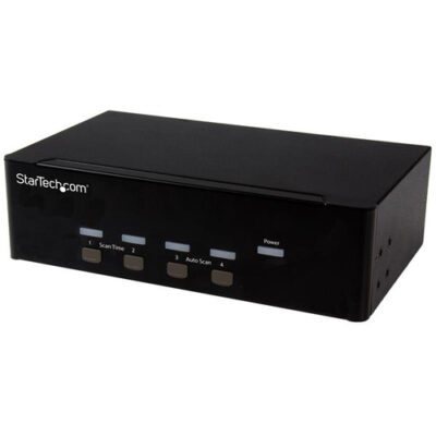 4-PORT DUAL VGA KVM SWITCH