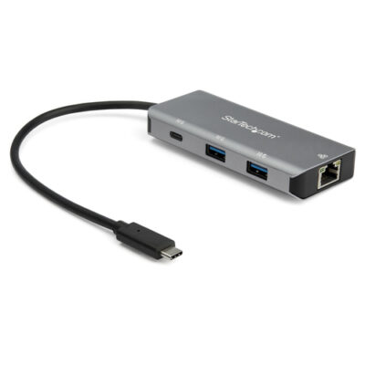3-PORT USB-C HUB WITH LAN PORT
