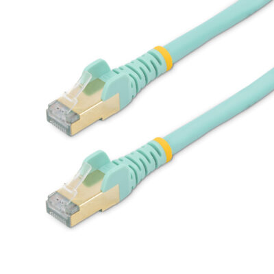 10M CAT6A ETHERNET CABLE AQUA
