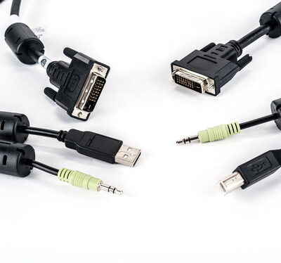 DVI-D CABLE USB AUDIO - 10FT