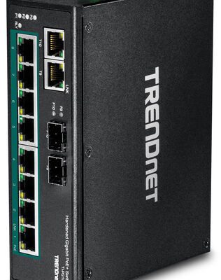 10-PORT HARDENED INDUSTRIAL GIG