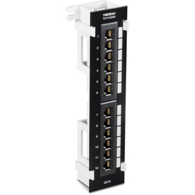12-PORT CAT6 UNSHIELDED WALL